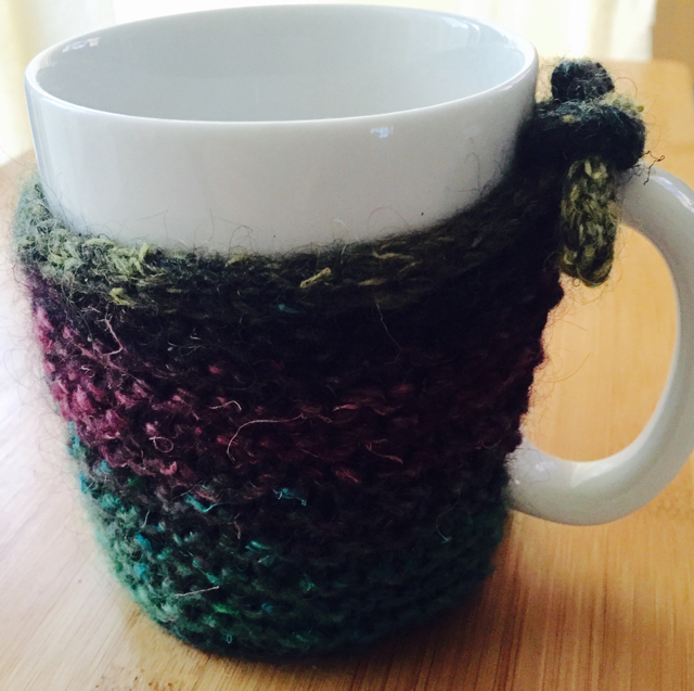 残り糸消費プロジェクト すぐできる マグカップカバー Sockaholicな毎日